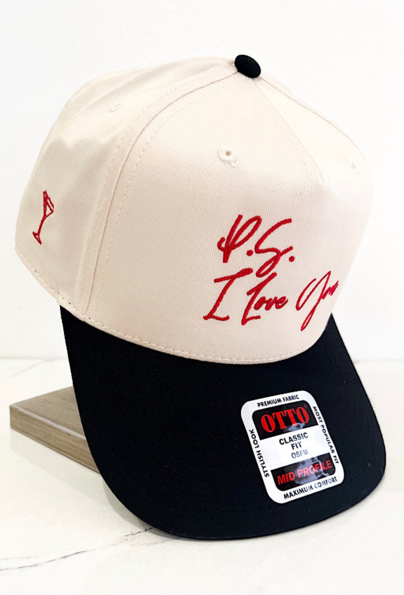 P.S. I Love You Embroidered Hat